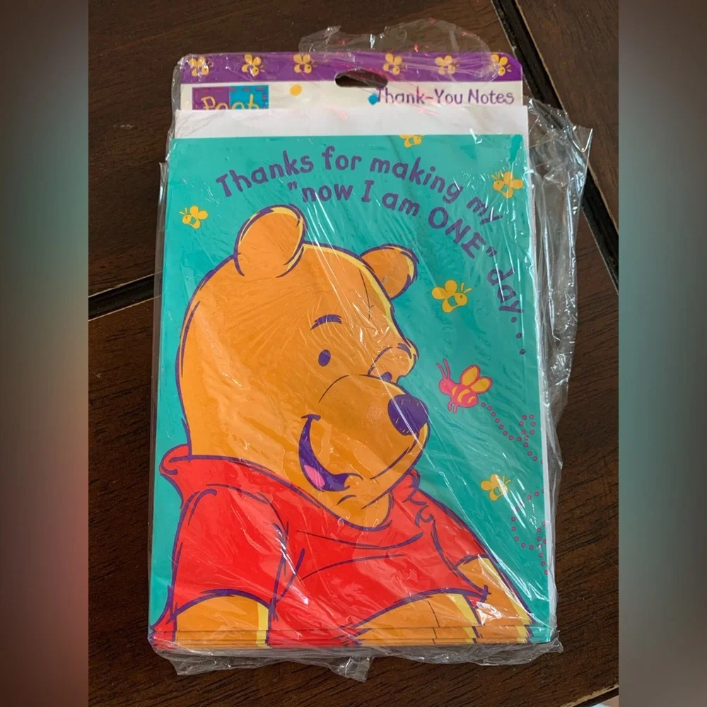 Winnie the Pooh vintage thank you notes